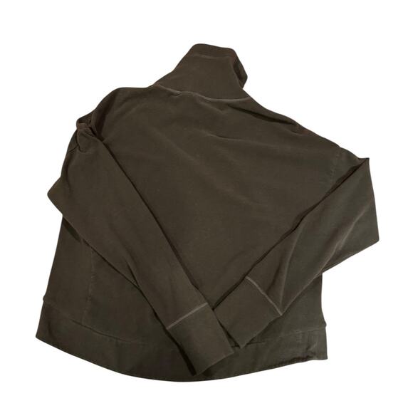 SWEATY BETTY Olive Green Harmonise Long Sleeve Luxe Sweatshirt Women's Size XL - Picture 7 of 11